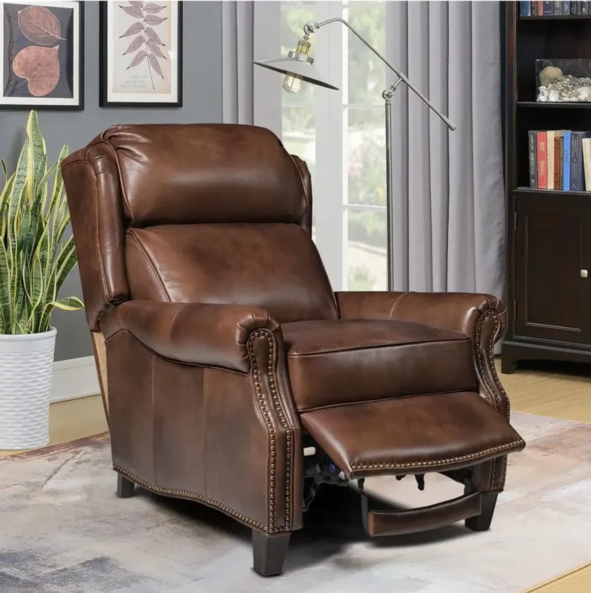 Barcalounger 7-3058 Meade Recliner, Cognac