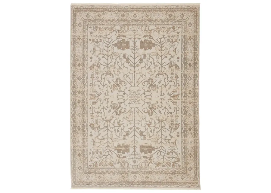 Vienne Valentin White 2'6" x 12' Runner Rug