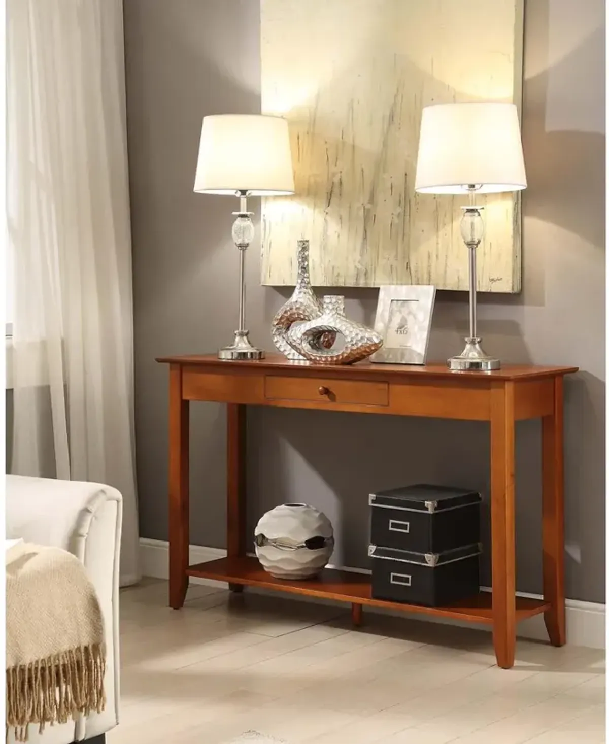 Convience Concept, Inc. American Heritage Console Table with Drawer