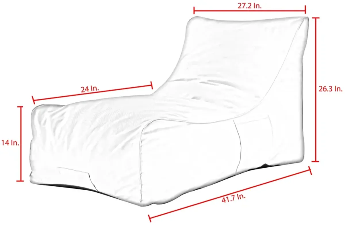 Loungie Resty Nylon Bean Bag Chair