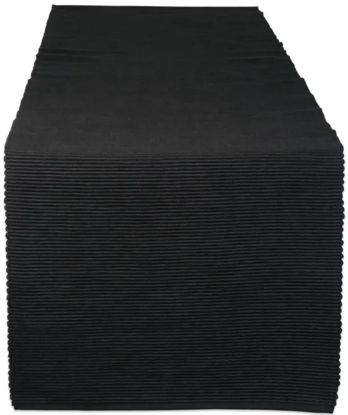 13" x 72" Black Rectangular Table Runner