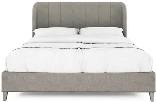Vault California King Upholstered Shelter Bed