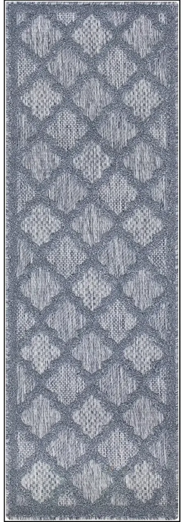 Easy Care NES01 Denim/Blue 2' x 6' Rug