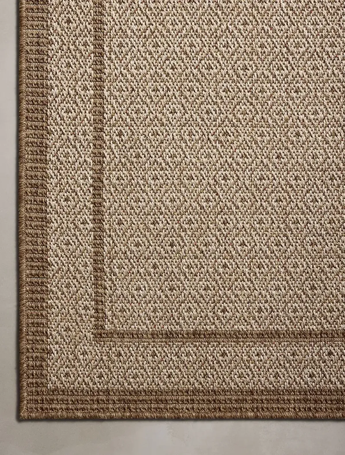 Merrick MER-05 Chestnut / Oatmeal 7''6" x 10' Rug by Loloi II