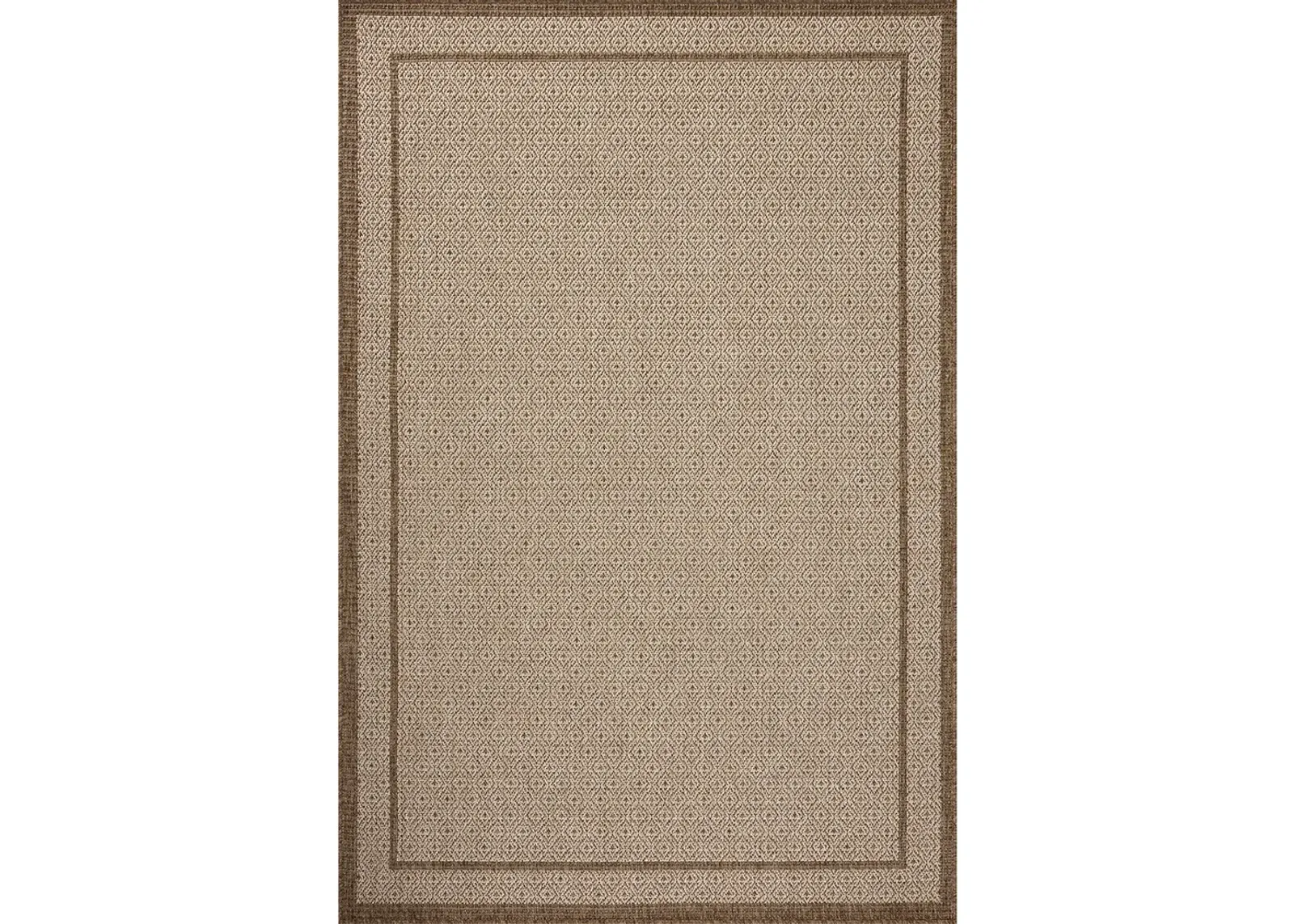 Merrick MER-05 Chestnut / Oatmeal 7''6" x 10' Rug by Loloi II