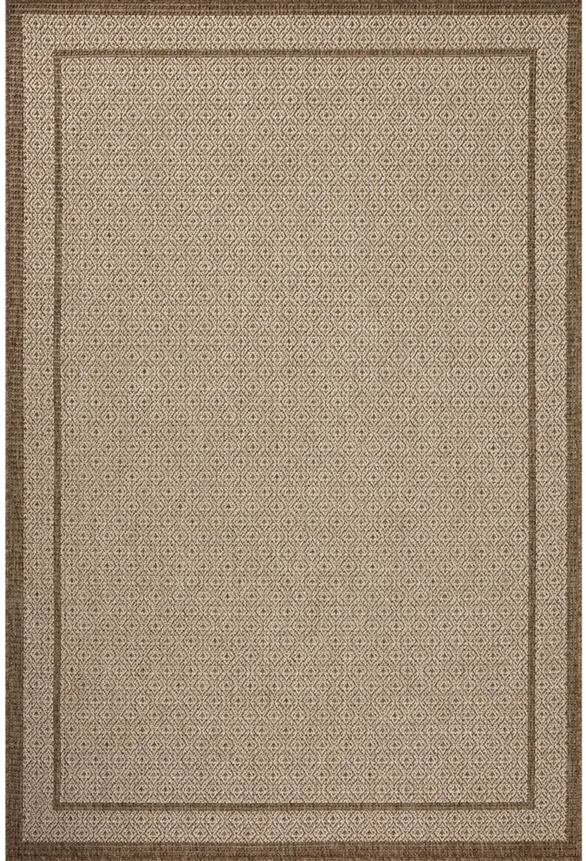 Merrick MER-05 Chestnut / Oatmeal 7''6" x 10' Rug by Loloi II