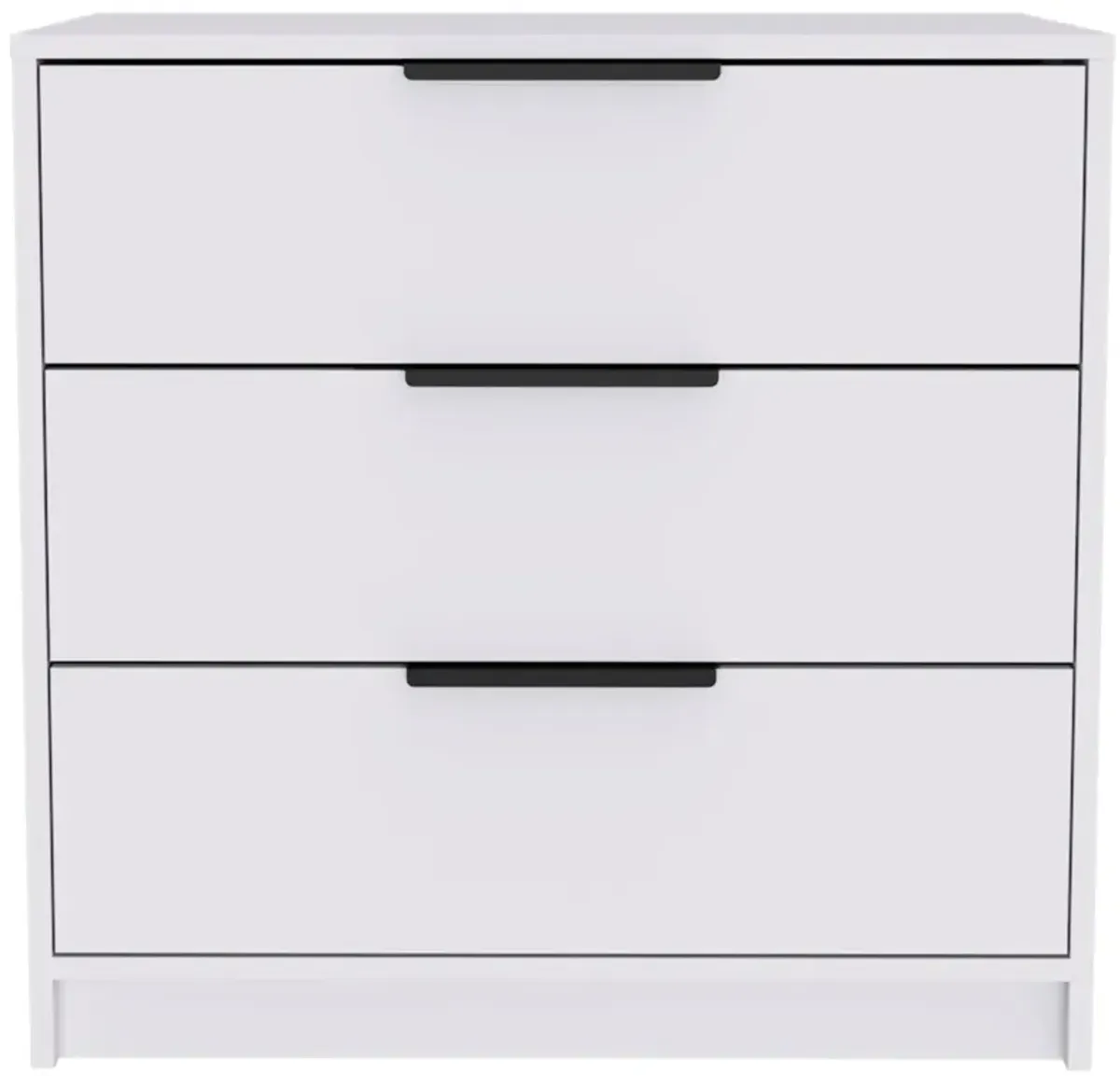 Kaia 3 Drawers Dresser, Superior Top - White