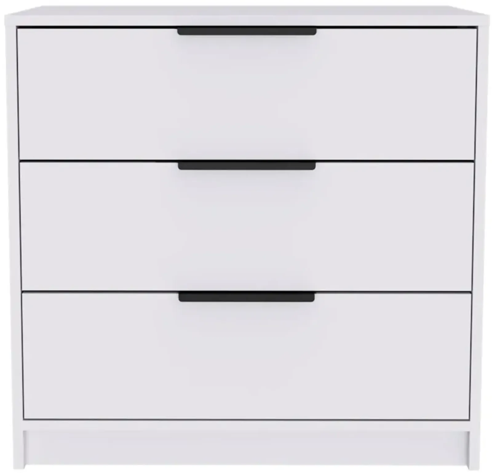 Kaia 3 Drawers Dresser, Superior Top - White