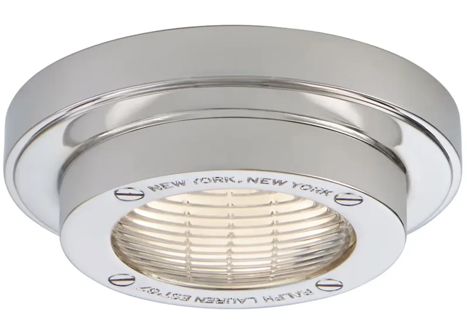 Grant 4.5" Solitaire Flush Mount