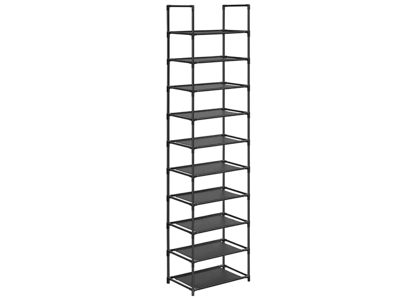 10-Tier Adjustable Shoe Rack for Efficient Storage and Organization