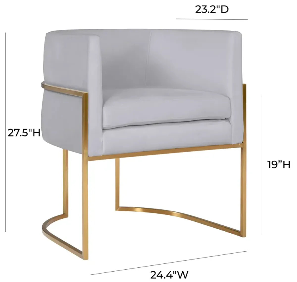 Giselle Velvet Dining Chair