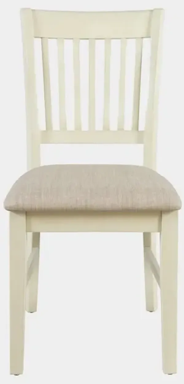 Jofran Craftsman Slat-Back Upholstered Desk Chair