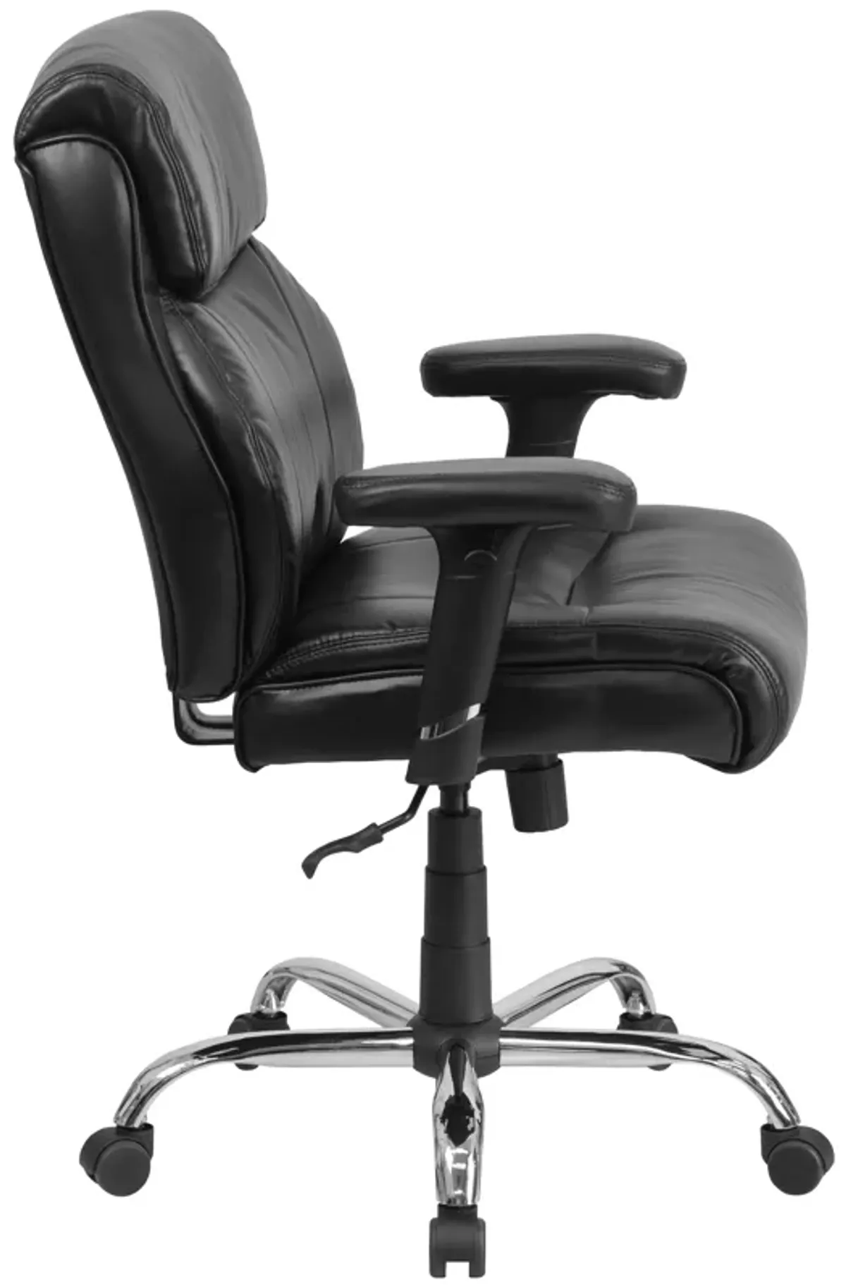 HERCULES Series Big & Tall 400 lb. Rated Fabric Ergonomic Task Office Chair with Line Stitching and Adjustable Arms