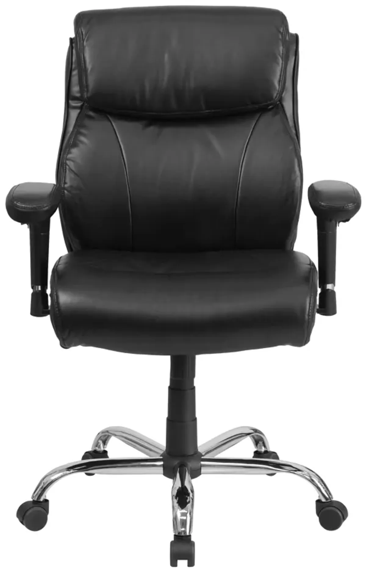 HERCULES Series Big & Tall 400 lb. Rated Fabric Ergonomic Task Office Chair with Line Stitching and Adjustable Arms