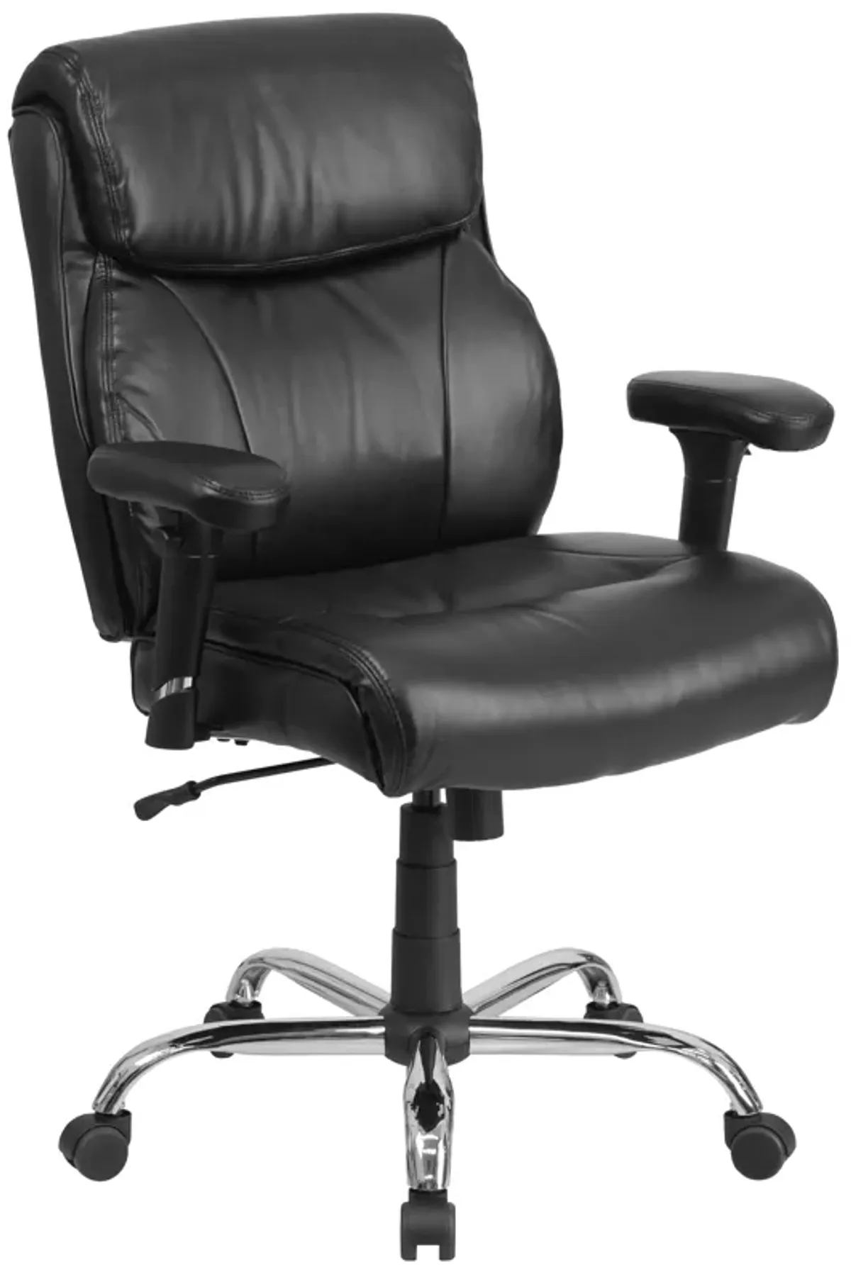 HERCULES Series Big & Tall 400 lb. Rated Fabric Ergonomic Task Office Chair with Line Stitching and Adjustable Arms