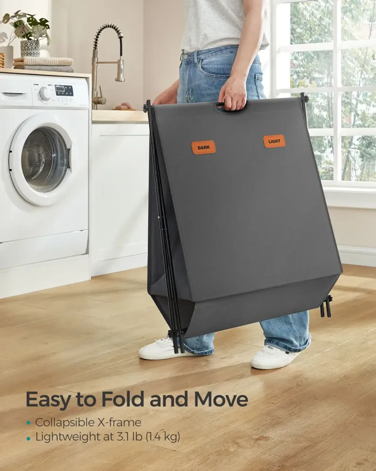 Durable Laundry Hamper for Easy Organization & Convenient Storage