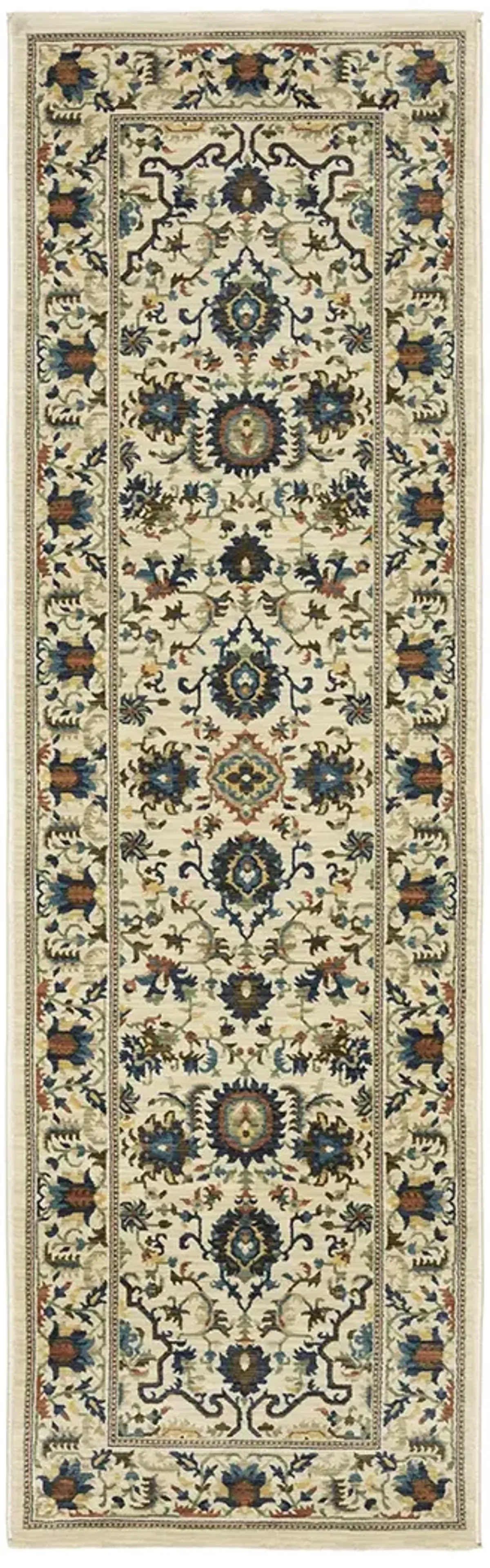 Francesca 2'3" x 7'6" Ivory Rug