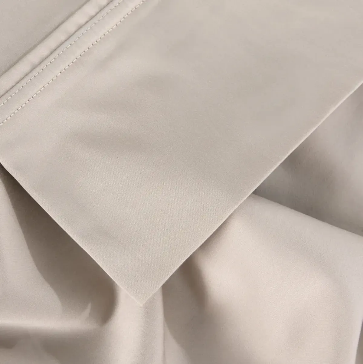 Hyper-Cotton Split California King Sheet Set - Medium Beige