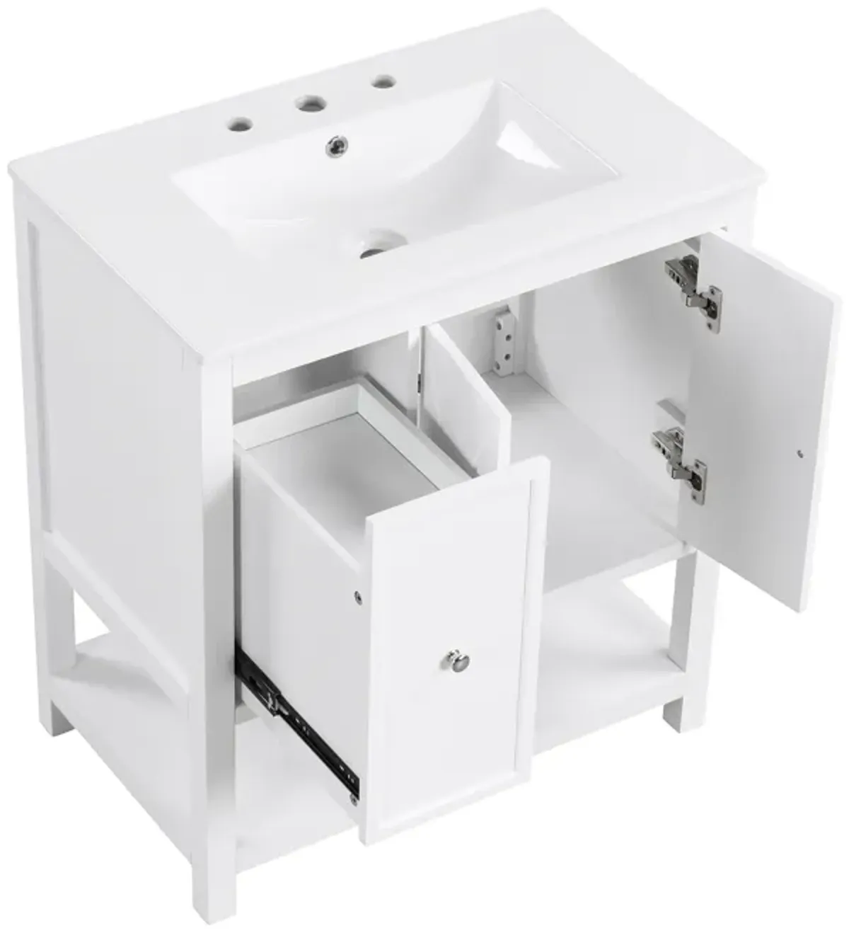 Merax  Bathroom Vanity Cabinet with Two Doors