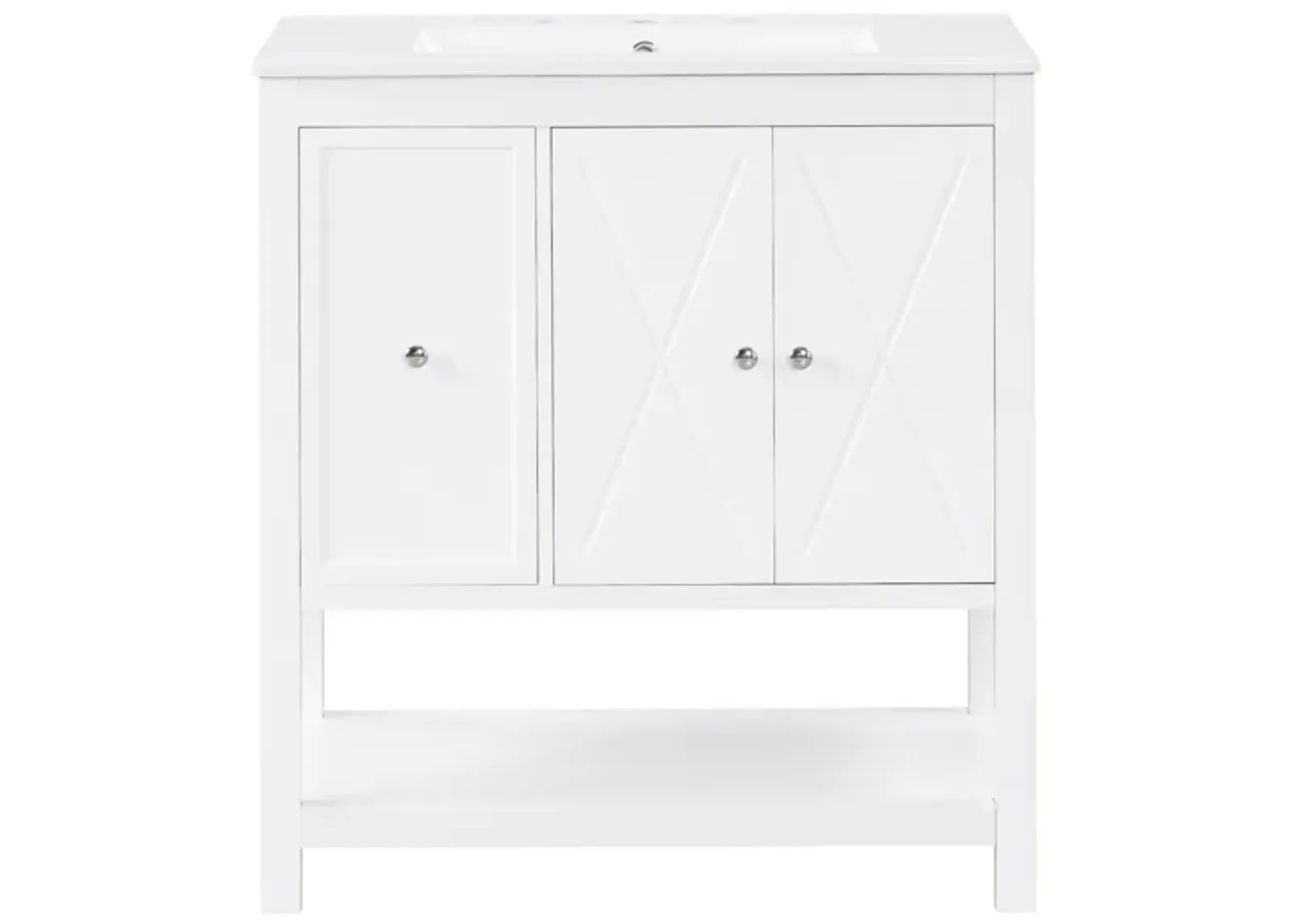 Merax  Bathroom Vanity Cabinet with Two Doors