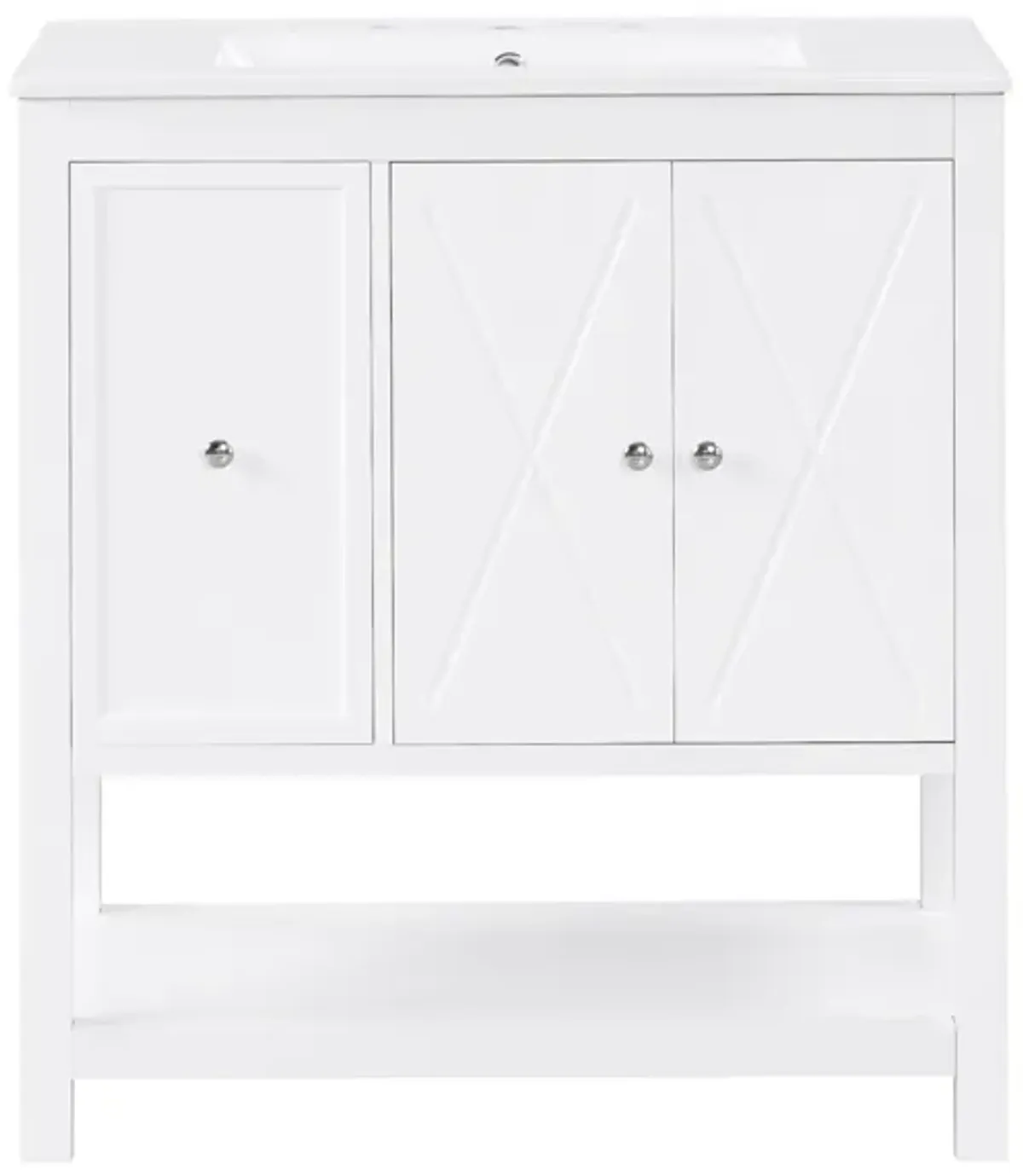 Merax  Bathroom Vanity Cabinet with Two Doors