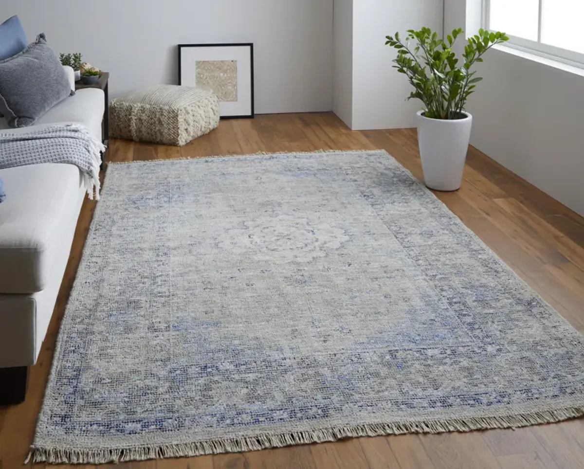 Caldwell 8108F Gray/Blue/Ivory 7'6" x 9'6" Rug