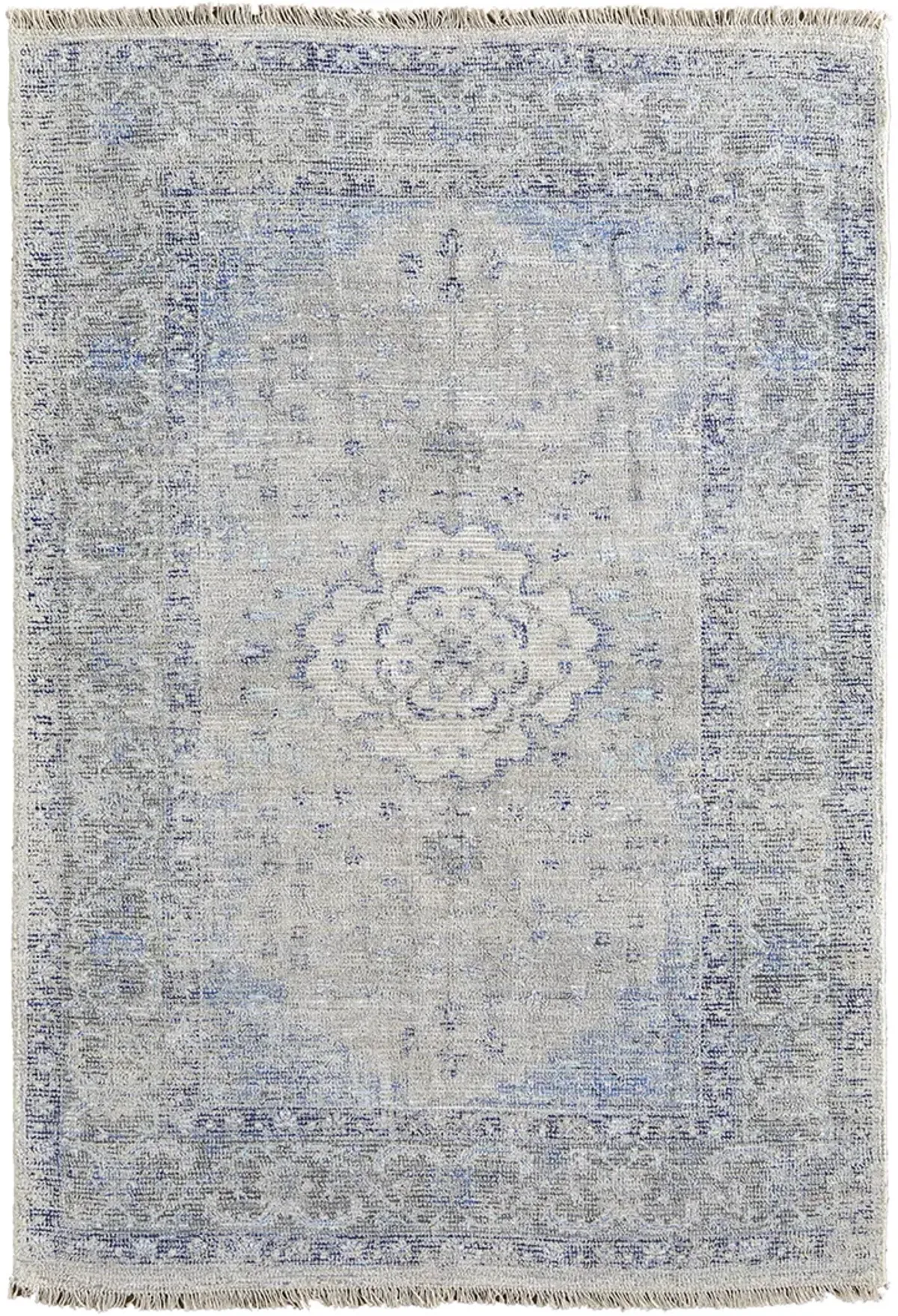 Caldwell 8108F Gray/Blue/Ivory 7'6" x 9'6" Rug