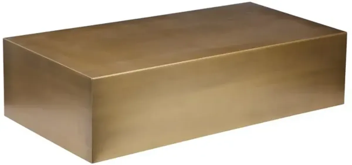 Tyler Coffee Table Brass