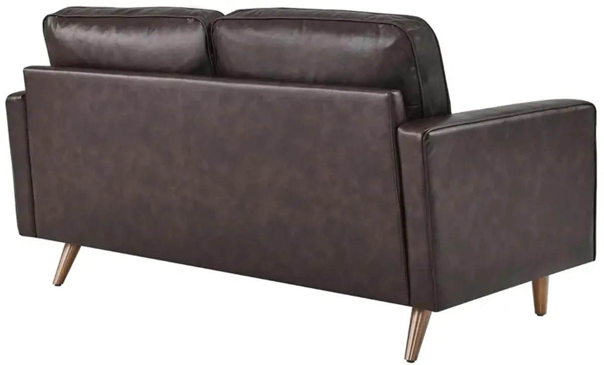 Valour Leather Loveseat