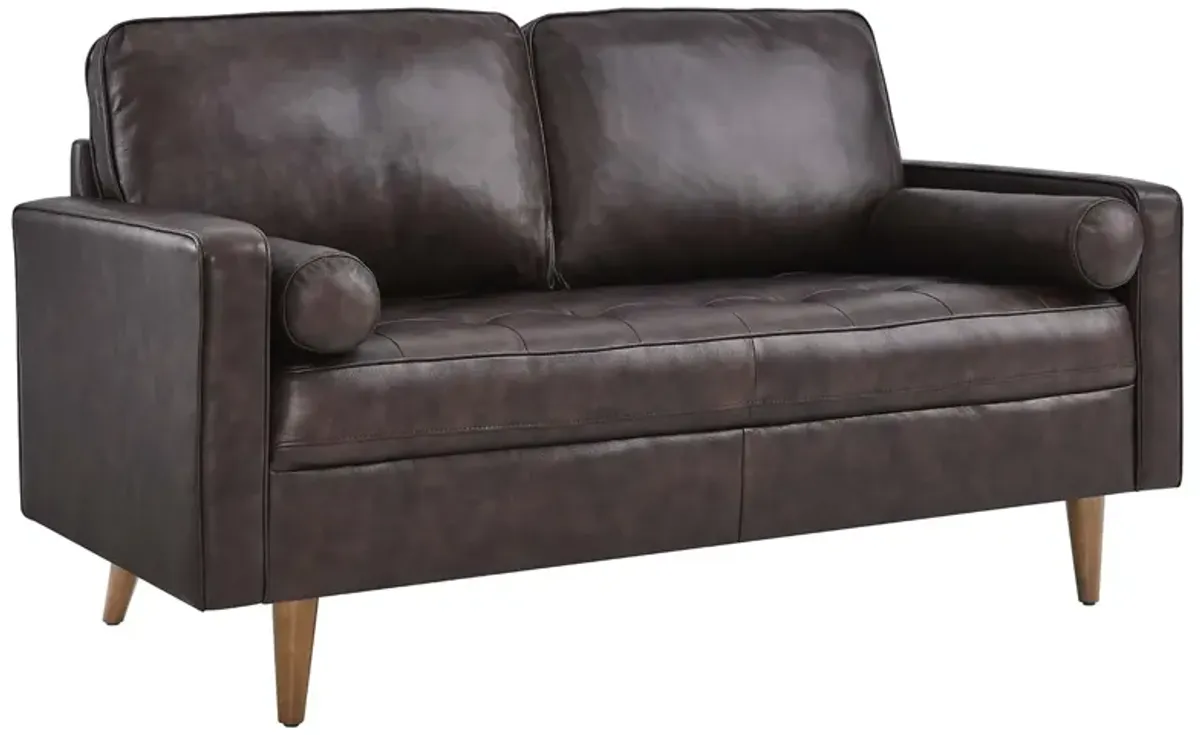 Valour Leather Loveseat