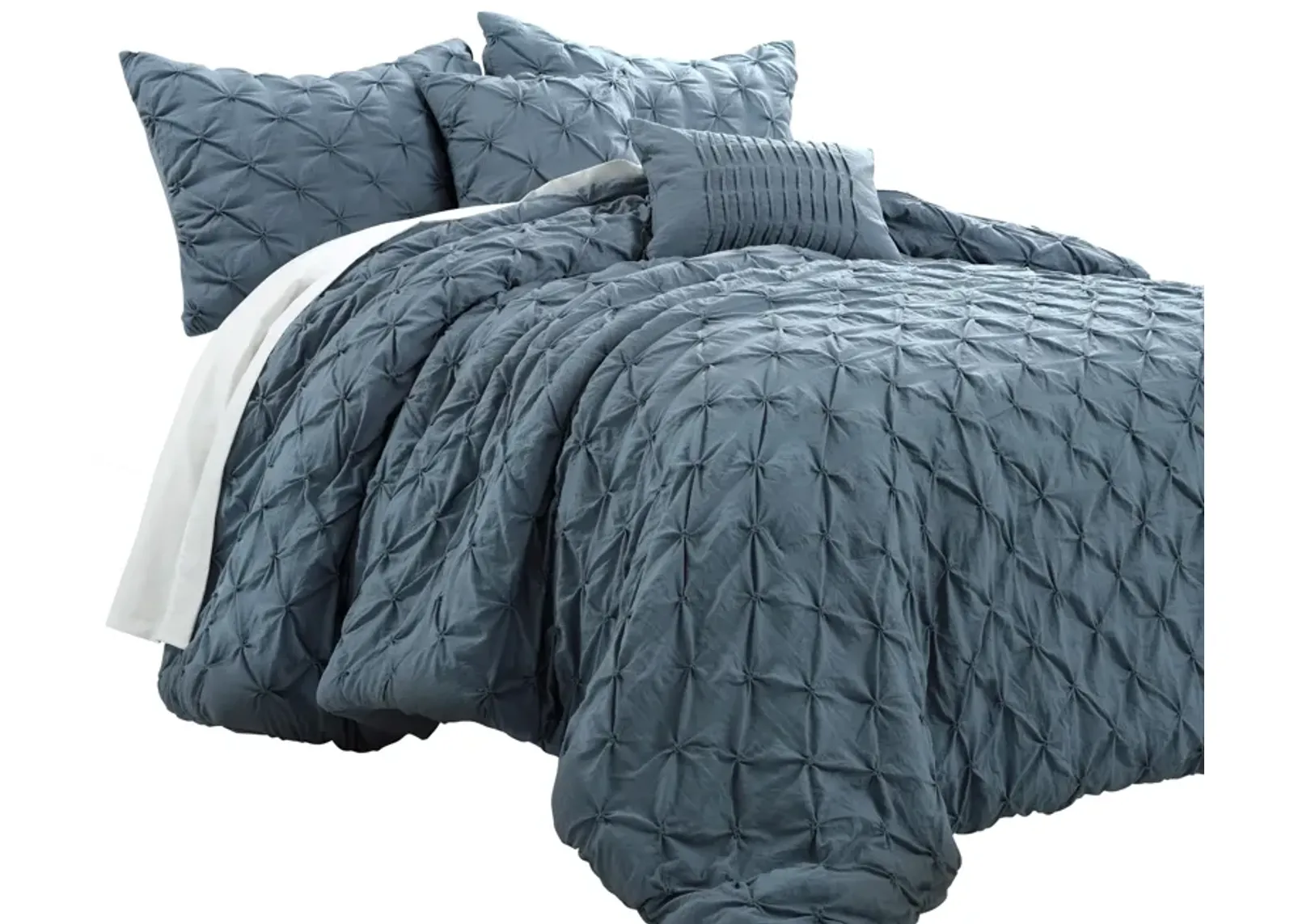 Ravello Pintuck Comforter 5-Pc Set