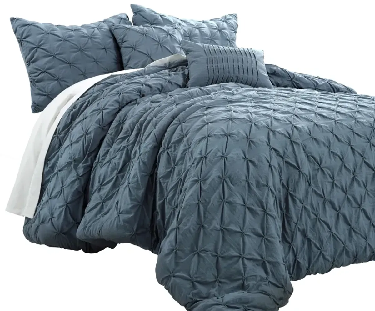 Ravello Pintuck Comforter 5-Pc Set