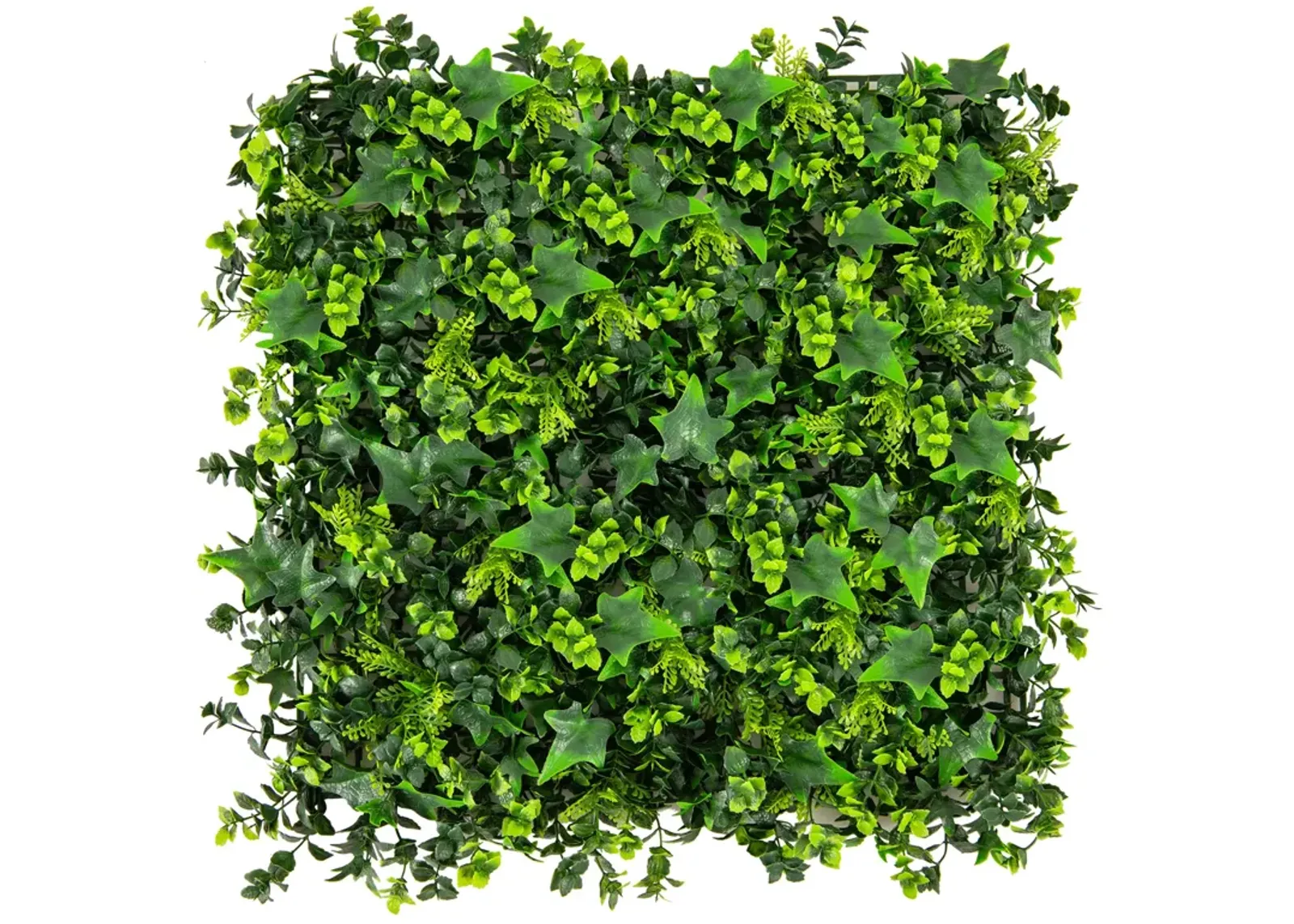 12 Pieces 20 x 20 Inch Artificial Greenery Foliage Panels with Insertable Branches