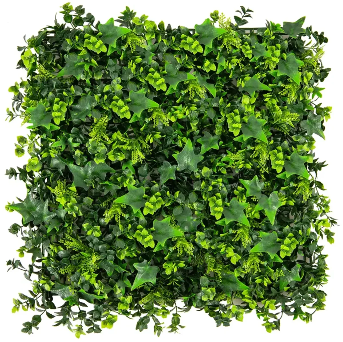 12 Pieces 20 x 20 Inch Artificial Greenery Foliage Panels with Insertable Branches