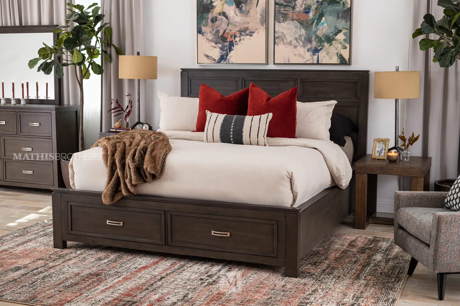 Harper Queen Storage Bed