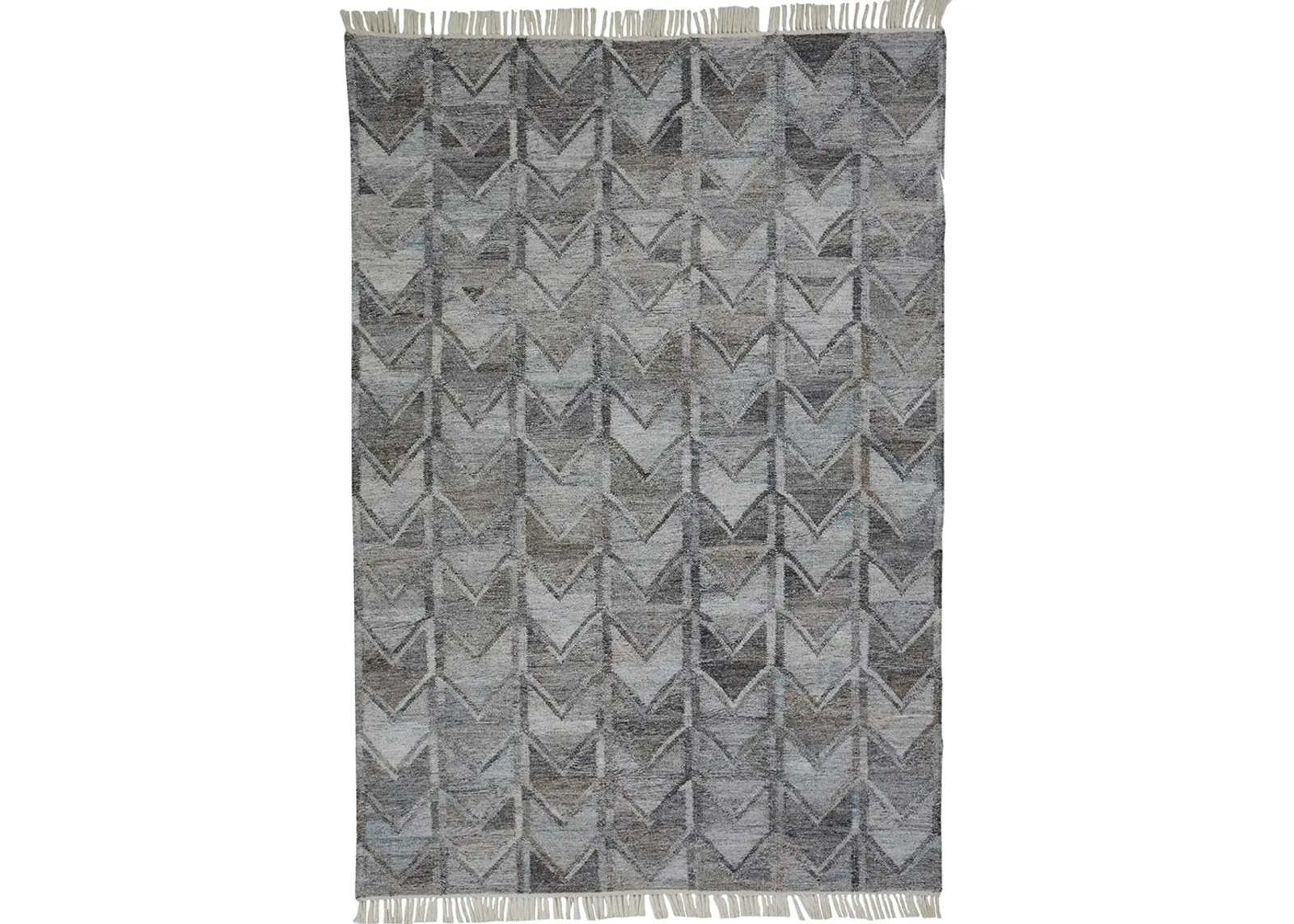 Beckett 0813F Gray/Silver/Taupe 8' x 10' Rug