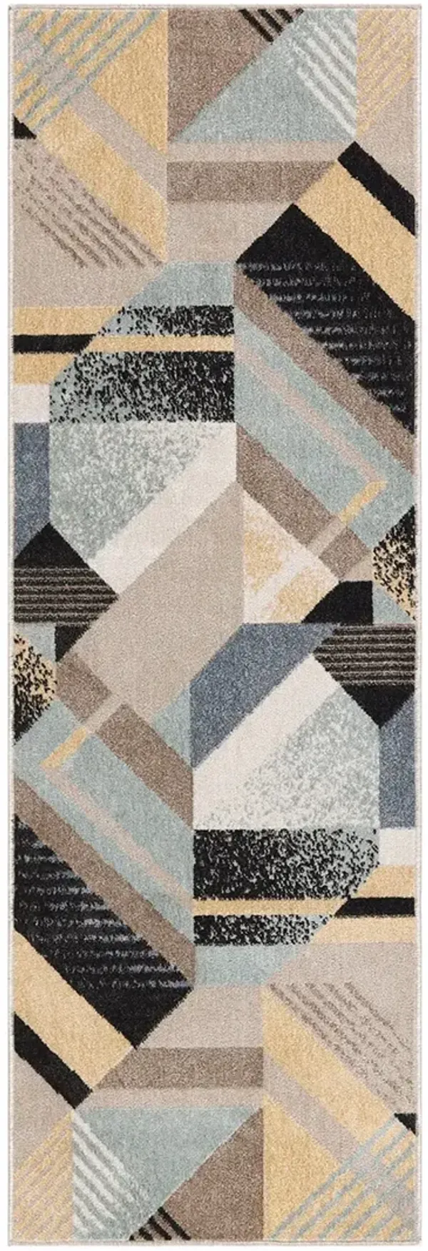 Washable Decor WSD10 Multicolor 2' x 6' Rug