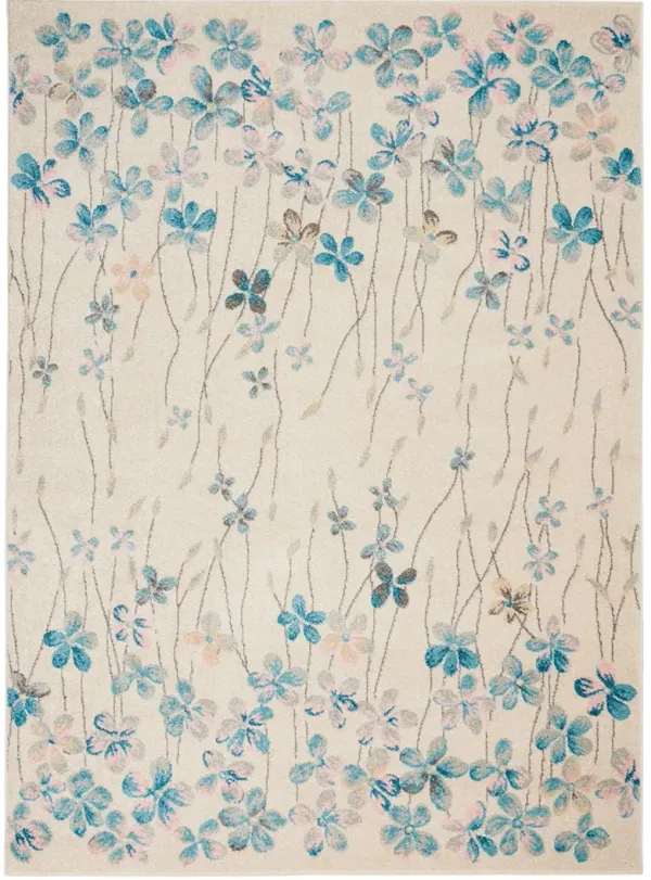 Tranquil TRA04 Ivory 5'3" x 7'3" Rug