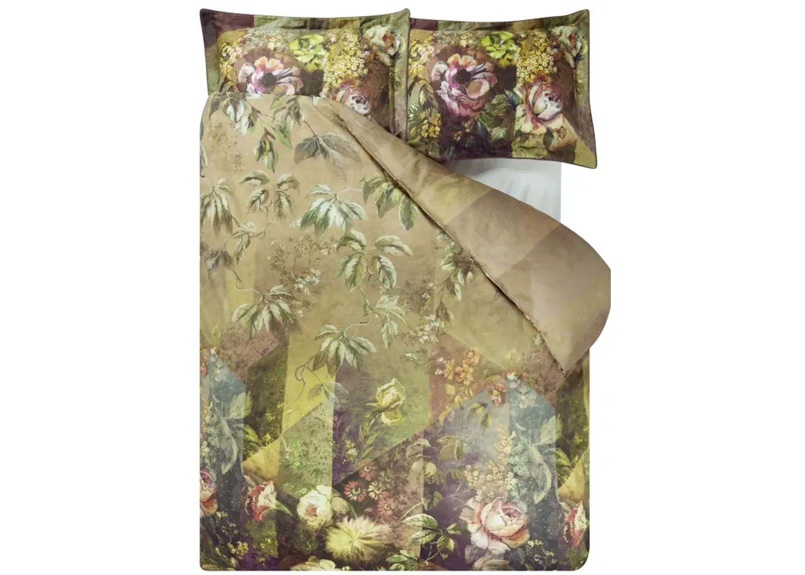 Minakari Rosewood Queen Duvet Cover