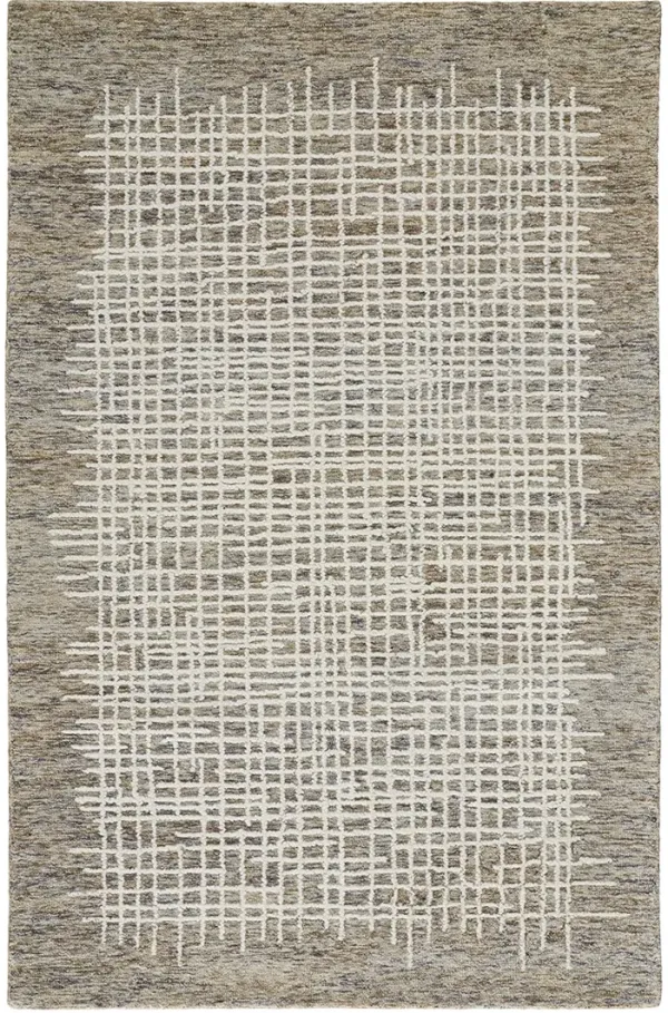 Maddox 8630F Tan/Brown 9' x 12' Rug