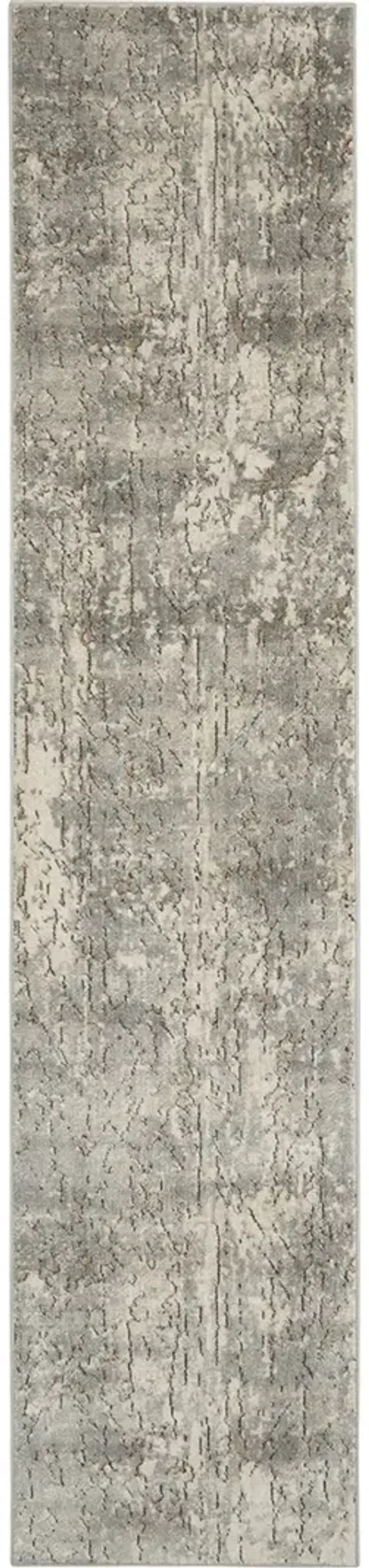 Quarry QUA03 Beige/Gray 2'2" x 7'6" Rug