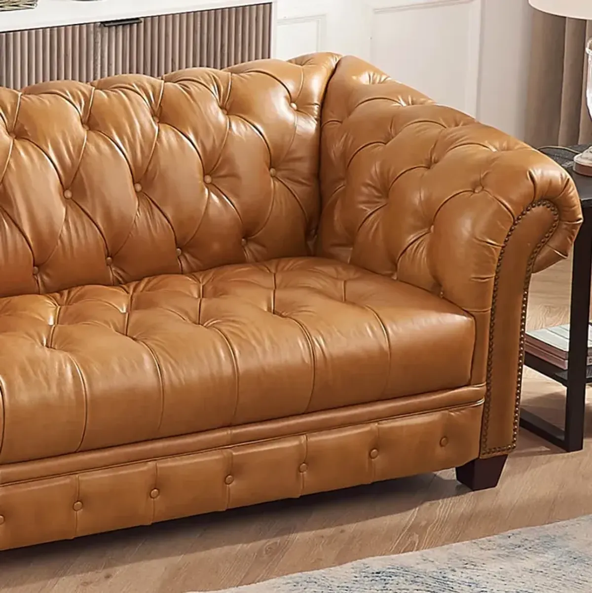 York Top Grain Leather Sofa