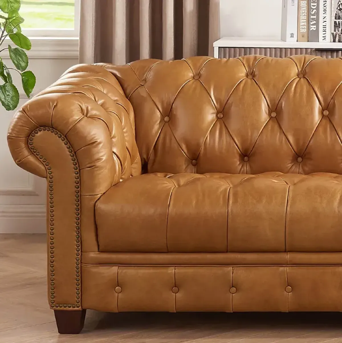 York Top Grain Leather Sofa