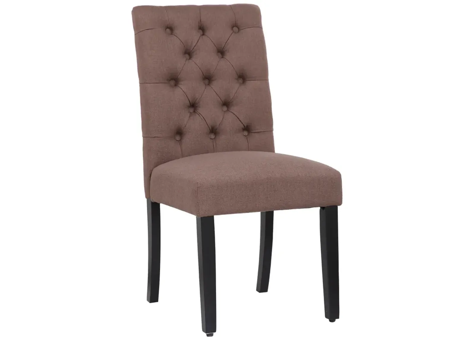 WestinTrends Upholstered Button Tufted Dining Chair