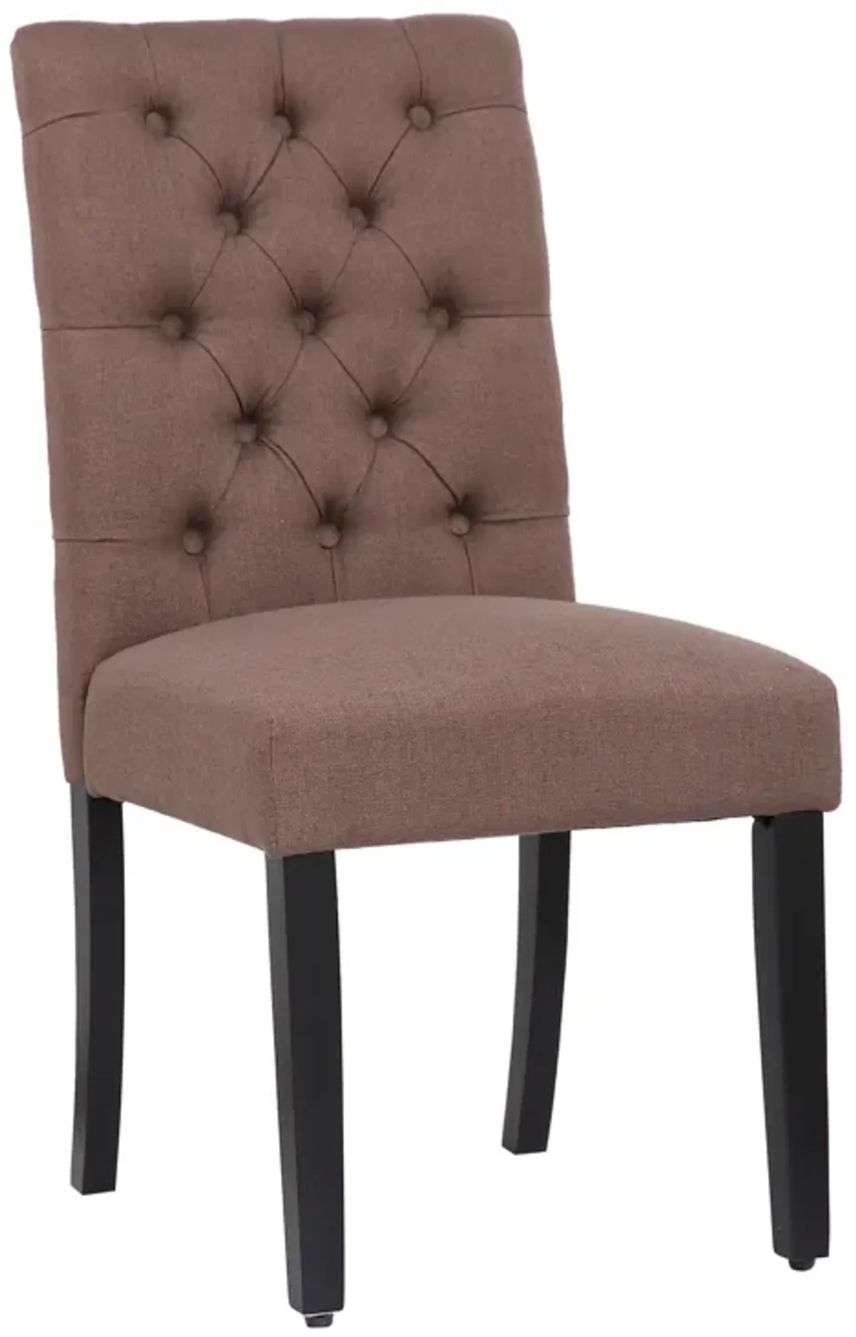 WestinTrends Upholstered Button Tufted Dining Chair