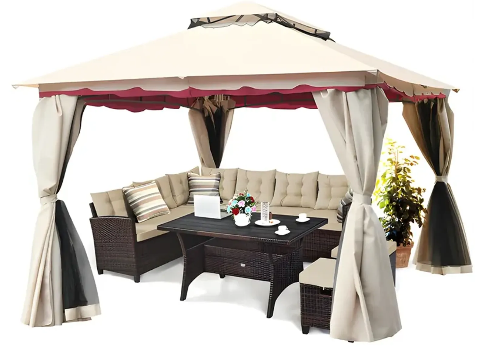 10' x 13' Heavy Duty Party Wedding Car Canopy Tent