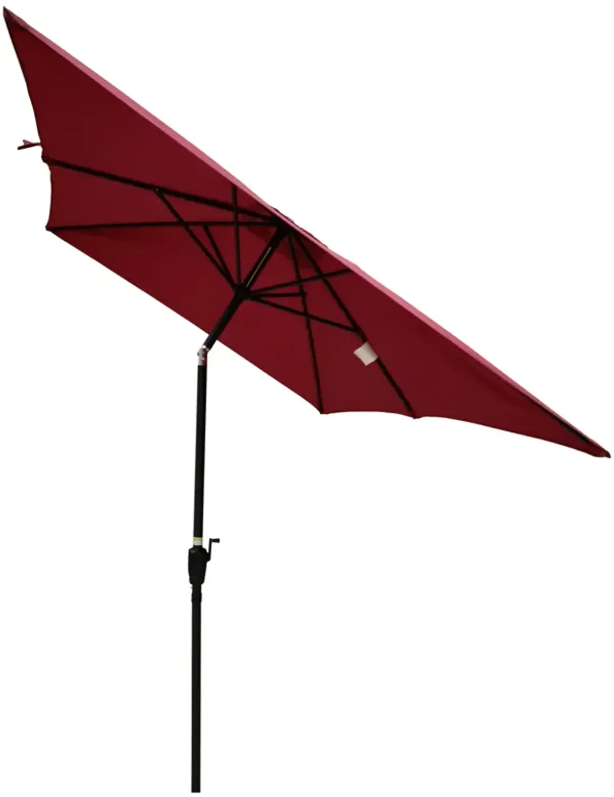 6 X 9FT Patio Umbrella Outdoor Waterproof Umbrella With Crank And Push Button Tilt