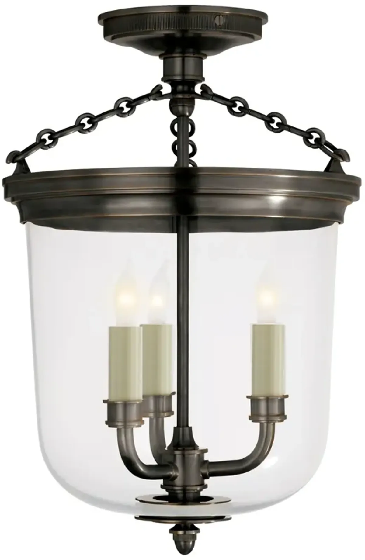 Merchant Semi-Flush in Bronze