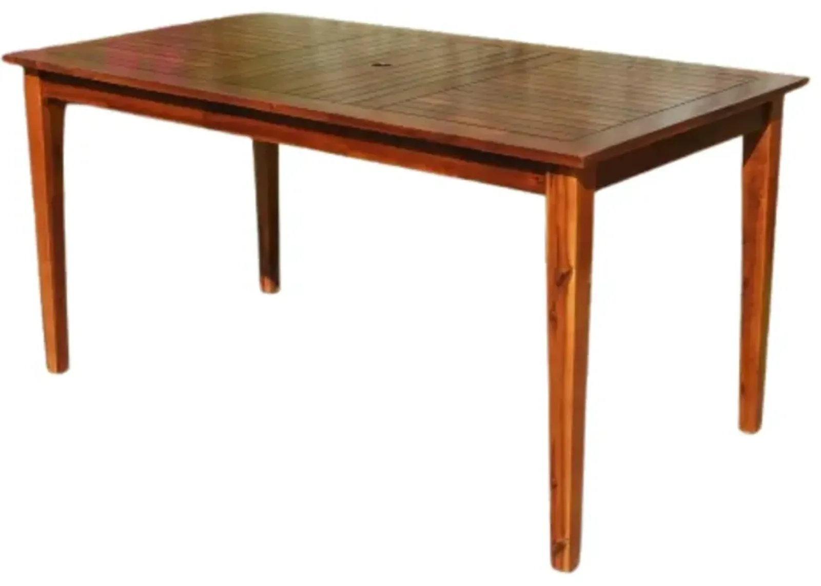 Highland Acacia Americana 55-inch by 32-inch Rectangular Dining Table