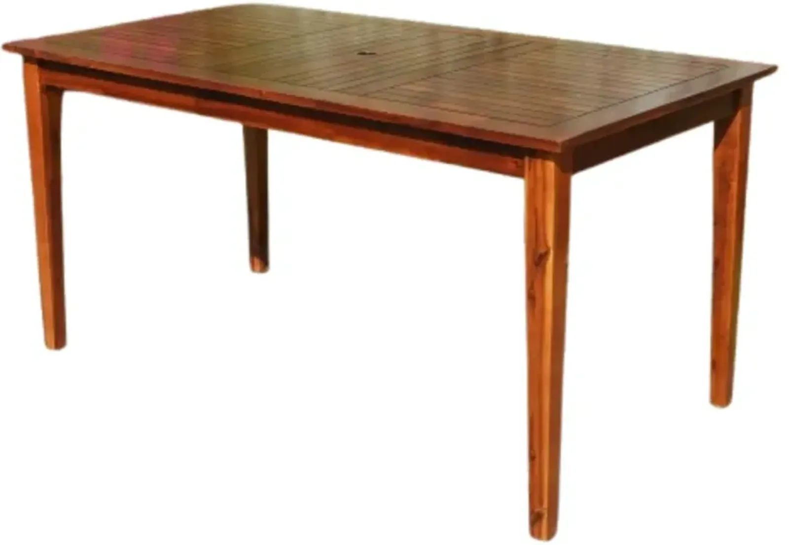 Highland Acacia Americana 55-inch by 32-inch Rectangular Dining Table